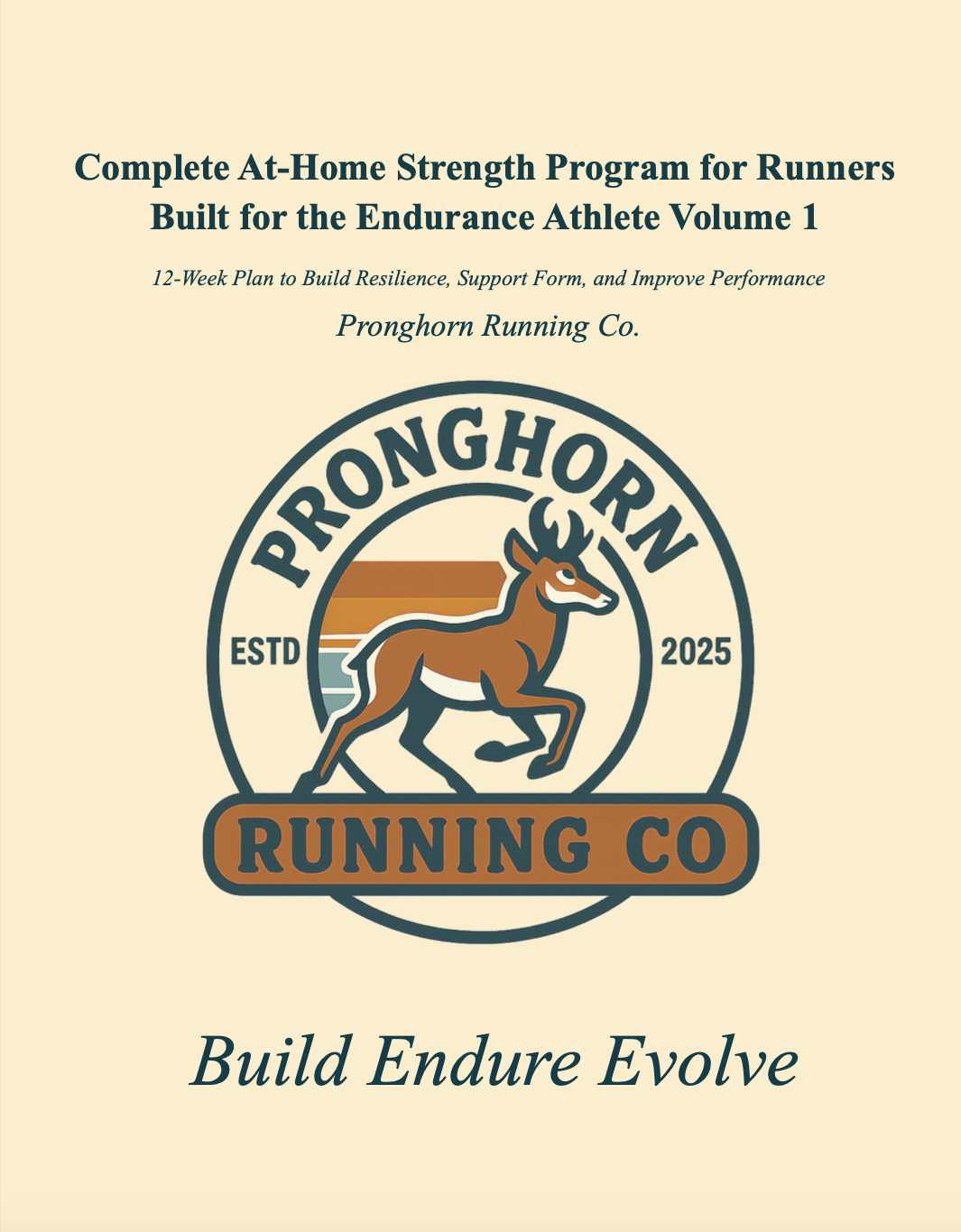Complete At-Home 12-Week Strength Program for Runners (Vol. 1)